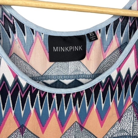 Mink Pink high low crop tank top Sz XS - Picture 4 of 5